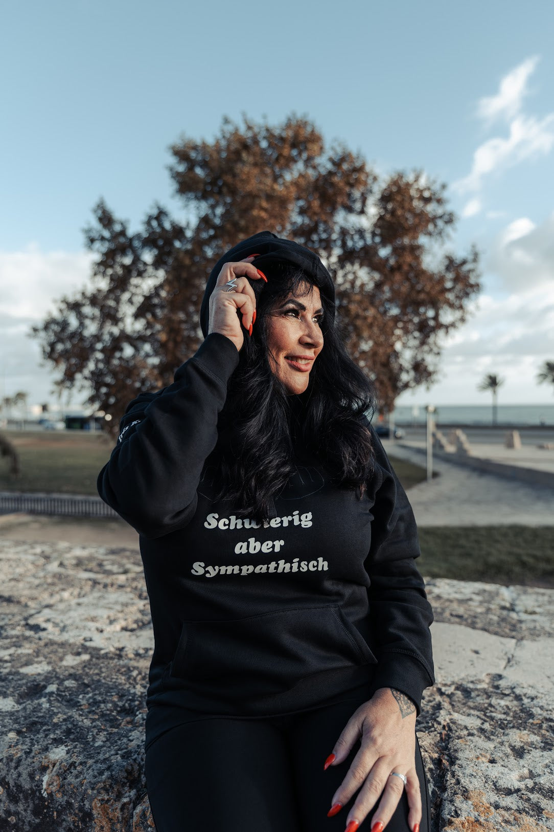 Schwierig aber sympathisch Hoodie