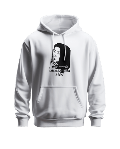 Was mach ich eigentlich hier? Hoodie